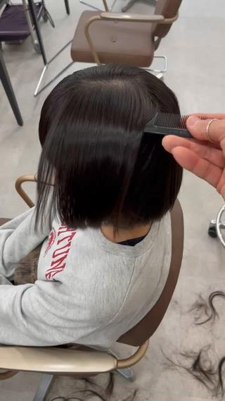 ショート ボブ×縮毛矯正 ryotaのヘアスタイル