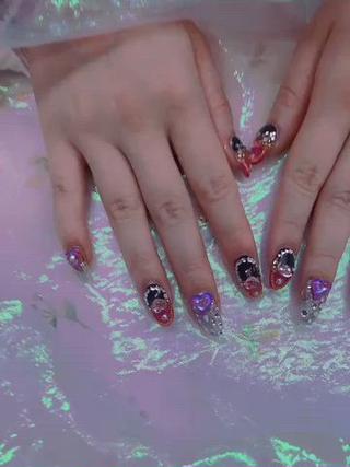 ネイル ラベンダー💖日暮里 ルル💖ネイルのネイルデザイン