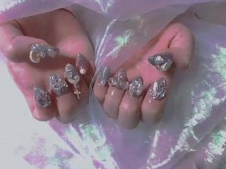 ネイル ラベンダー💖日暮里 ルル💖ネイルのネイルデザイン