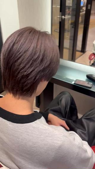 ミディアム カラー メンズ メンズ特化／韓国風 /江戸谷大晴のヘアスタイル