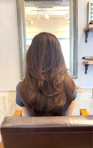 顔周り、トップにレイヤーしっかり入れてます 