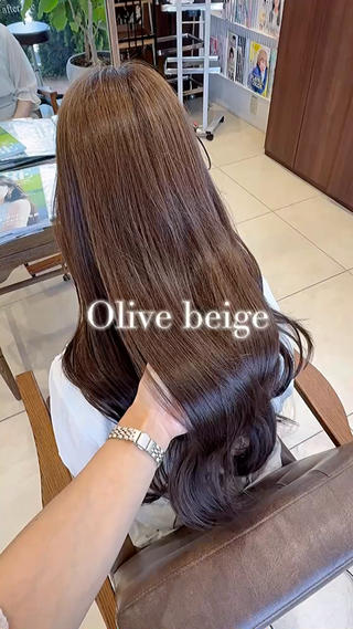 ロング カラー Sae/透明感カラー /クロスパーマのヘアスタイル