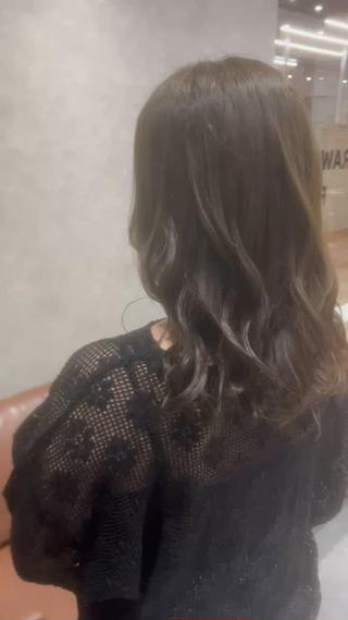 ミディアム カラー rawr hair rim所属・Rawr hair Rim店長 栗原柊のヘアスタイル