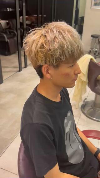 ショート メンズ EARTH大宮宮原店所属・ri kuのヘアスタイル