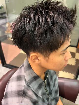 ショート メンズ EARTH大宮宮原店所属・ri kuのヘアスタイル