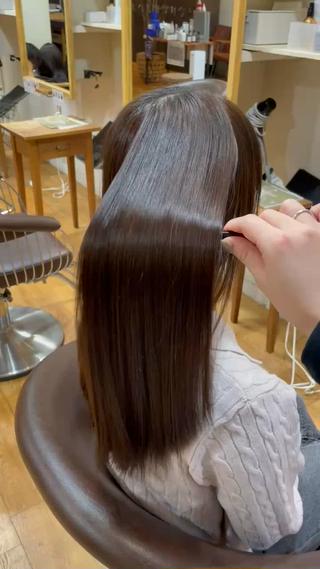 ロング 北堀江/ストレート /ブリーチ/じゅきのヘアスタイル