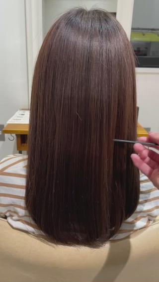 セミロング salowin suite 柏所属・髪質改善特化 専門美容師オクダ♂のヘアスタイル