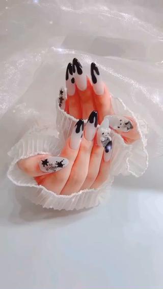 #スカルプ
#ハロウィンネイル
#グルーミー
#グルーミーネイル
#キャラクターネイル 