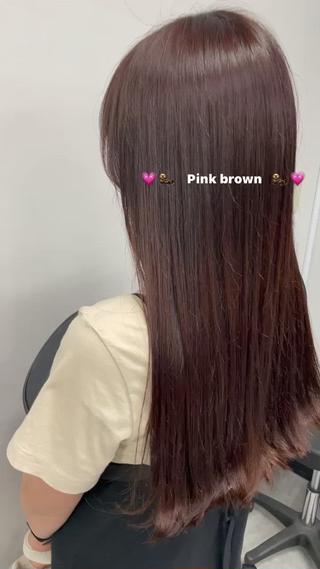 ロング カラー パーマ ヘアアレンジ メンズ キッズ ネイル マツエク・マツパ 透明感カラー・レイヤ ー🎀amika🎀のヘアスタイル