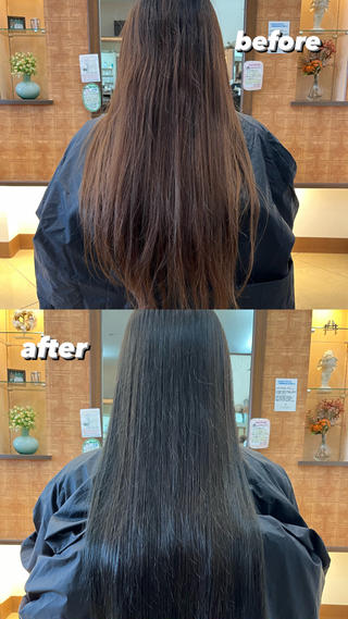 ヘッドスパで日々の疲れを軽減し、
トリートメントで艶々サラサラな髪に 