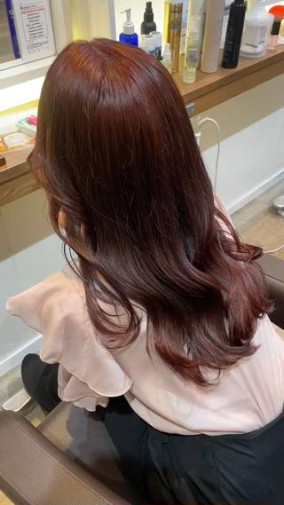 セミロング 🎀ハイトーン/ 艶カラー/夕月🎀のヘアスタイル