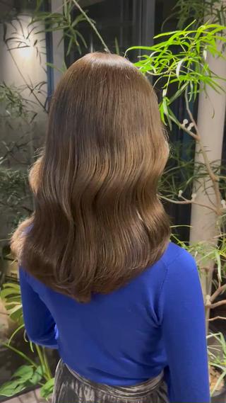 セミロング カラー レイヤー/ボブカット kanohaのヘアスタイル