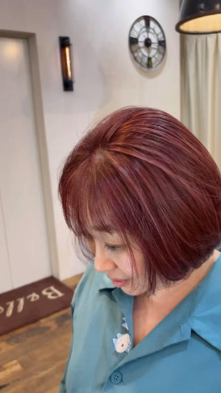 ショート カラー kahona/カラー /パーマ/銀座のヘアスタイル