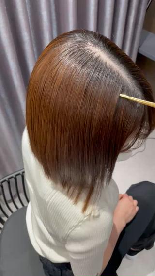セミロング 半個室サロンyoures hair 髪質改善トリートメント東新宿店所属・榊原竜弥 髪質改善/美髪作りのヘアスタイル