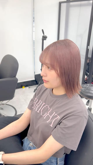 ミディアム F.所属・miku 🍑髪質改善サロンのヘアスタイル