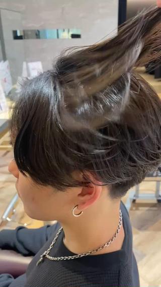 メンズ メンズ特化/フェザー /パーマ/伊勢元のヘアスタイル