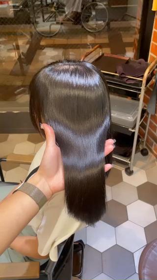 酸性縮毛矯正
髪質改善
艶カラー
暗髪ヘア 