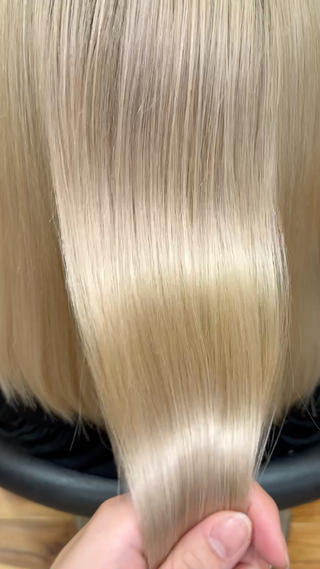 ブリーチ毛でもサラツヤに️

１人１人の髪の毛のお悩み．希望の仕上がりに添ったトリートメントを選定し、最高の仕上がりにします！ 