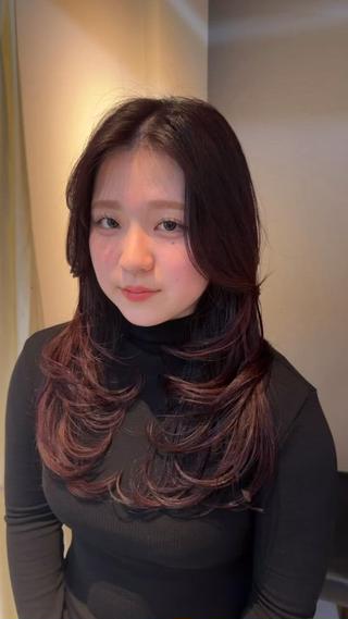 ロング ボブ/艶レイヤー honoka🌀のヘアスタイル