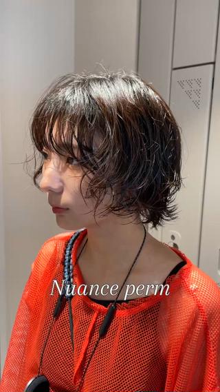 ショート パーマ Miyamoto Yasuchikaのヘアスタイル