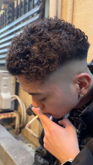 ショート メンズ Mio"VEGA所属・メンズ/マッシュ センターパート/悠羽のヘアスタイル