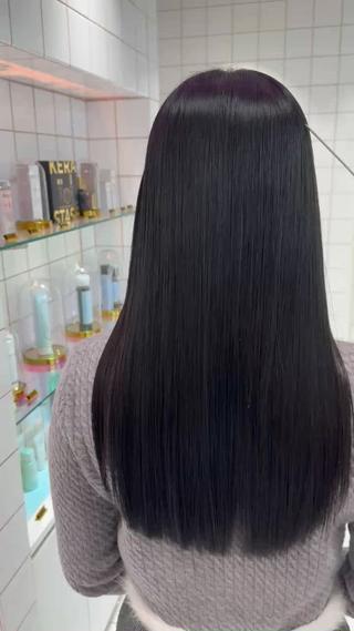 カット+縮毛矯正+カラー 