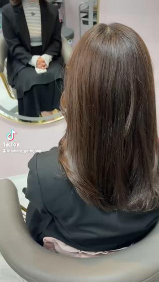 ミディアム ガルボヘアー心斎橋店所属・心斎橋/髪型整形美容 師/カット/カラーのヘアスタイル