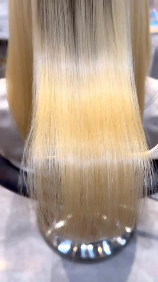 セミロング レスピア銀座中央通り店所属・酸性ストレート/ 透明感カラー/中村利のヘアスタイル