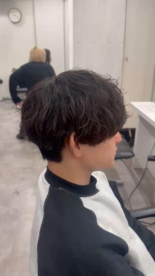 ショート パーマ メンズ 【fifth】 TE$⚡️HINのヘアスタイル