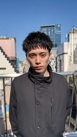 ショート メンズ メンズパーマ/ メンズカット/平木のヘアスタイル