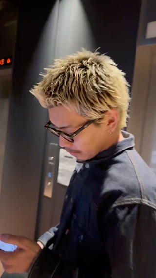 ショート カラー メンズ メンズパーマ/ メンズカット/平木のヘアスタイル