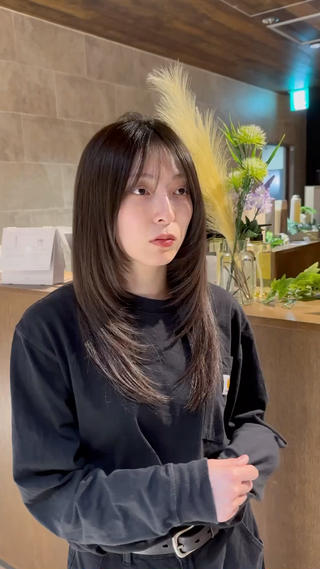 セミロング カラー メンズパーマ/ メンズカット/平木のヘアスタイル