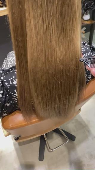 セミロング 田中 アキオのヘアスタイル