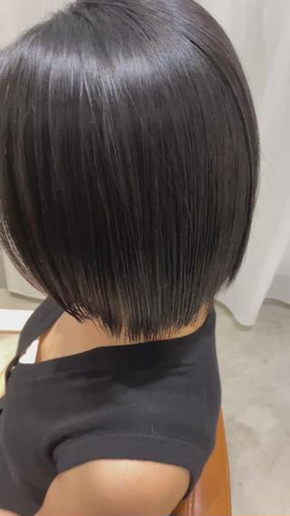 ショート パーマ 田中 アキオのヘアスタイル