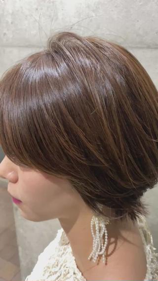 ショート カラー 田中 アキオのヘアスタイル