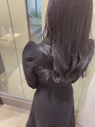 セミロング カラー 田中 アキオのヘアスタイル