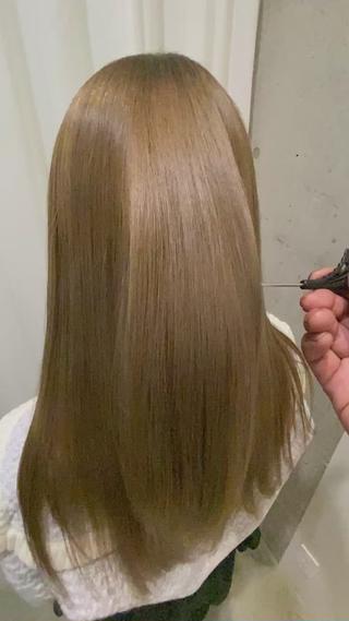 大人気のミルクティーベージュ！

ハイトーンの一番人気です！

透明感、透け感が抜群です 