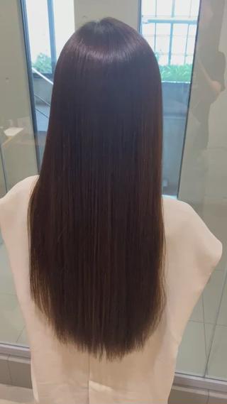 ロング パーマ 田中 アキオのヘアスタイル