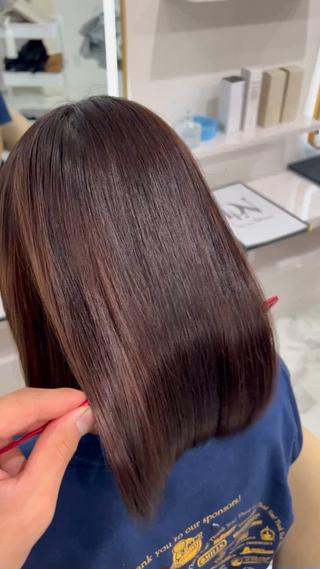 ミディアム パーマ SE ITAのヘアスタイル