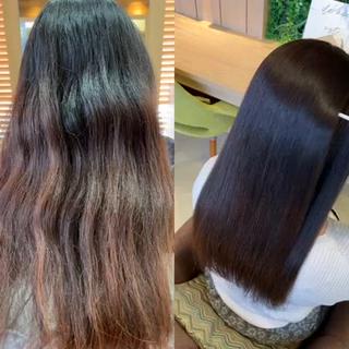 セミロング ZEAL SALON阿見店（ジールサロン）所属・KENTO 【茨城1の縮毛矯正】のヘアスタイル