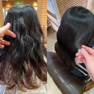 セミロング ZEAL SALON阿見店（ジールサロン）所属・KENTO 【茨城1の縮毛矯正】のヘアスタイル