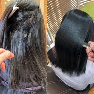 ☆KENTO指名限定☆人気No.1縮毛矯正
1日2名様限定☆茨城1番の縮毛矯正特化美容師♪綺麗を維持して美髪を一緒に育てていきましょう
左Before
右after
縮毛矯正で、うねり癖、広がり、ぱや毛を改善しましょう☆【乾かしただけで】まとまる、艶々になります髪の毛が硬くなってしまった方も柔らかく仕上げます朝の支度が時短になりスタイリングが楽になりますそして周りから【綺麗】と褒められます
【毎日がサロン帰りのクオリティー】