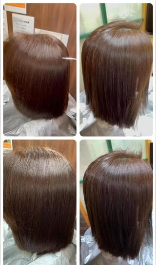 ミディアム katae sayoriのヘアスタイル