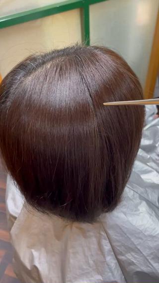 ミディアム katae sayoriのヘアスタイル