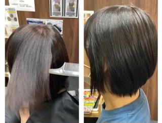 ショート katae sayoriのヘアスタイル