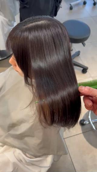 ミディアム パーマ ハイトーンボブ 前田 表参道　グレージュのヘアスタイル