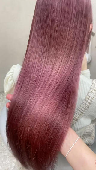 ロング カラー 新宿/韓国ヘア 中明度カラー/かやのヘアスタイル