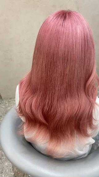 ロング カラー 新宿/韓国ヘア 中明度カラー/かやのヘアスタイル