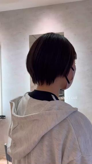 ショート 田中 千尋のヘアスタイル