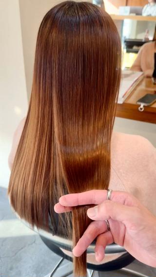 ロング 松本 剛成のヘアスタイル